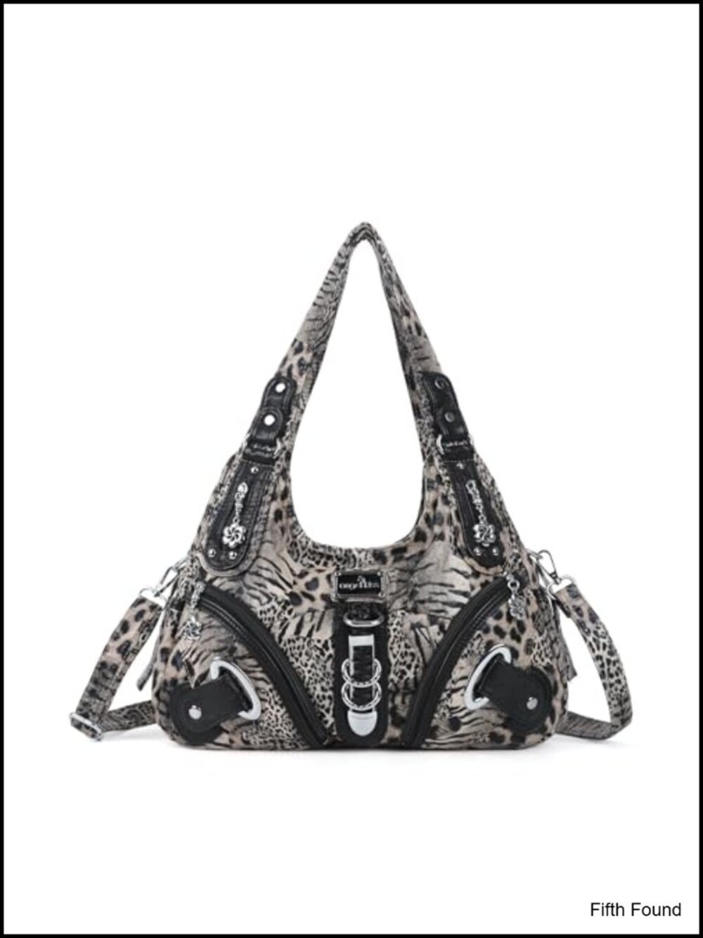 Washed PU Leather Hobo Shoulder Bag Large Convertible Satchel Handbag